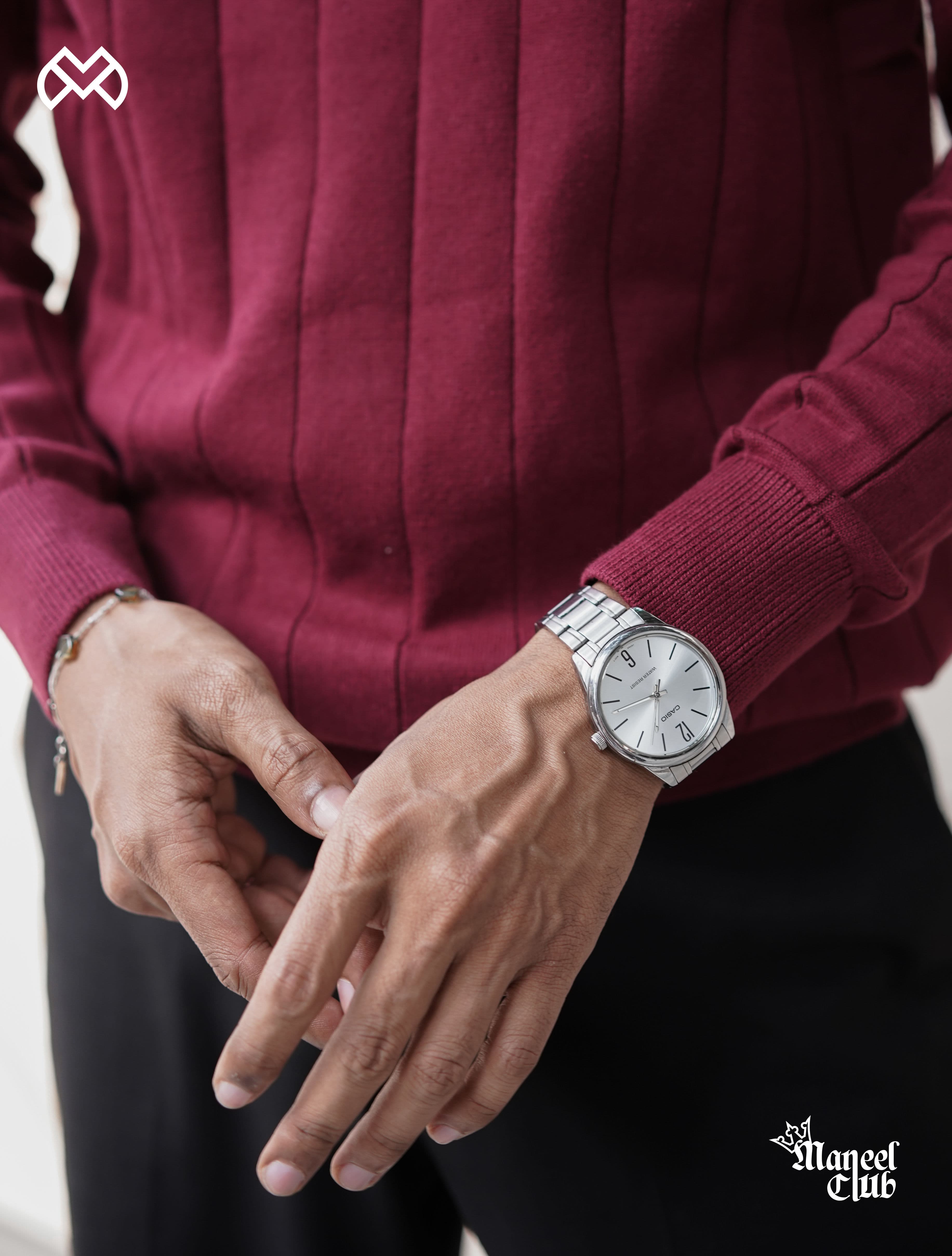 Knitted Old Money Sweater Polo - Thumbnail 4