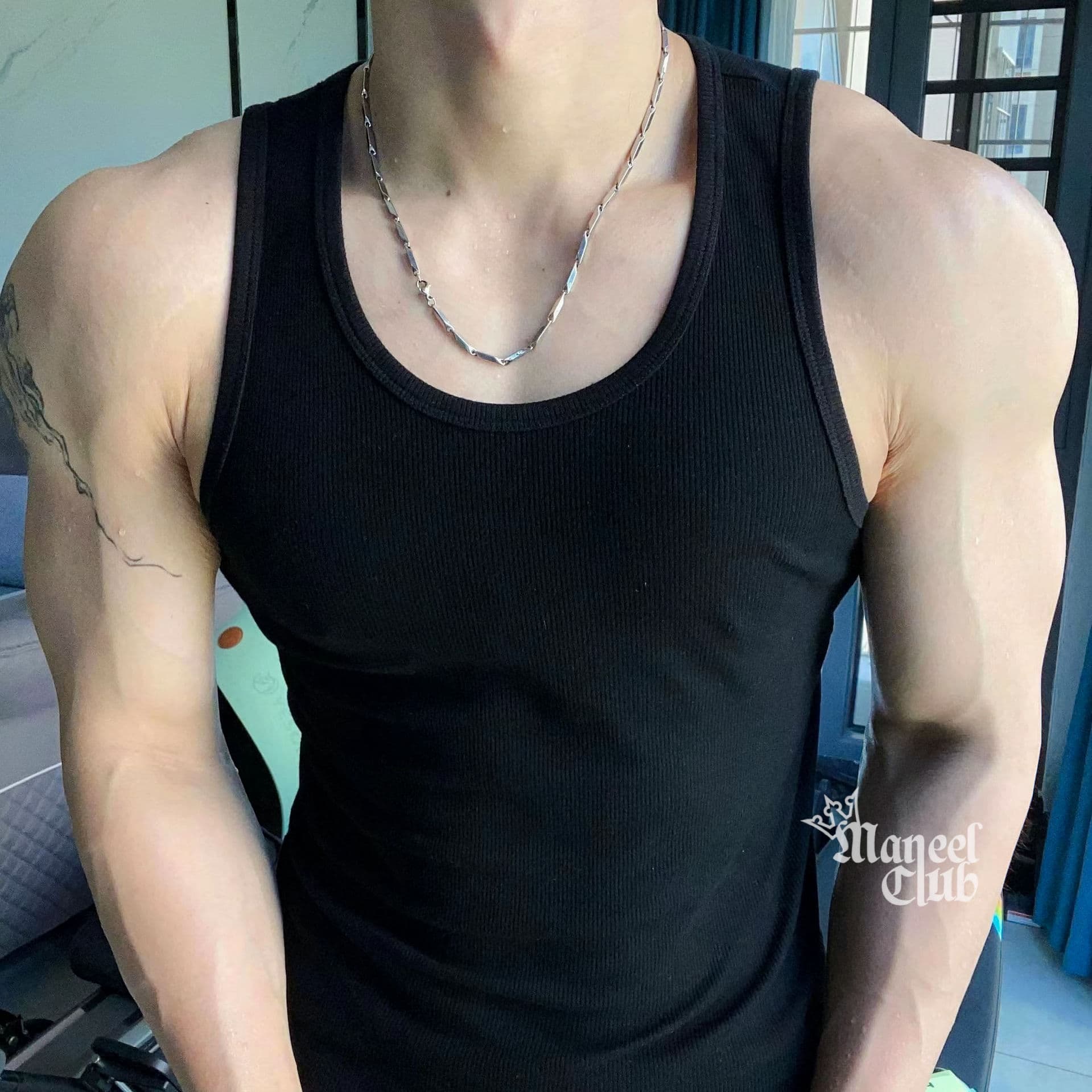 Men's Ribbed Tank Top - Thumbnail 6