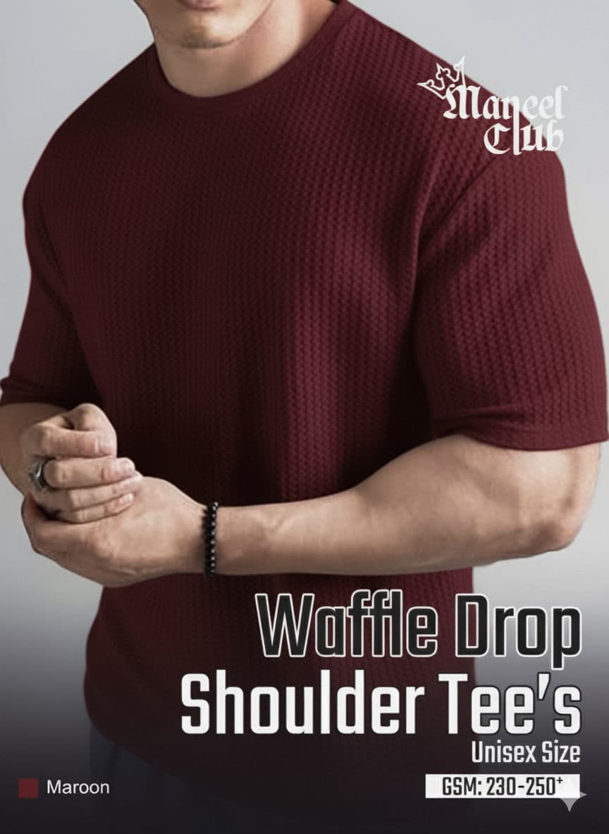 Waffle Drop Shoulder - Thumbnail 10