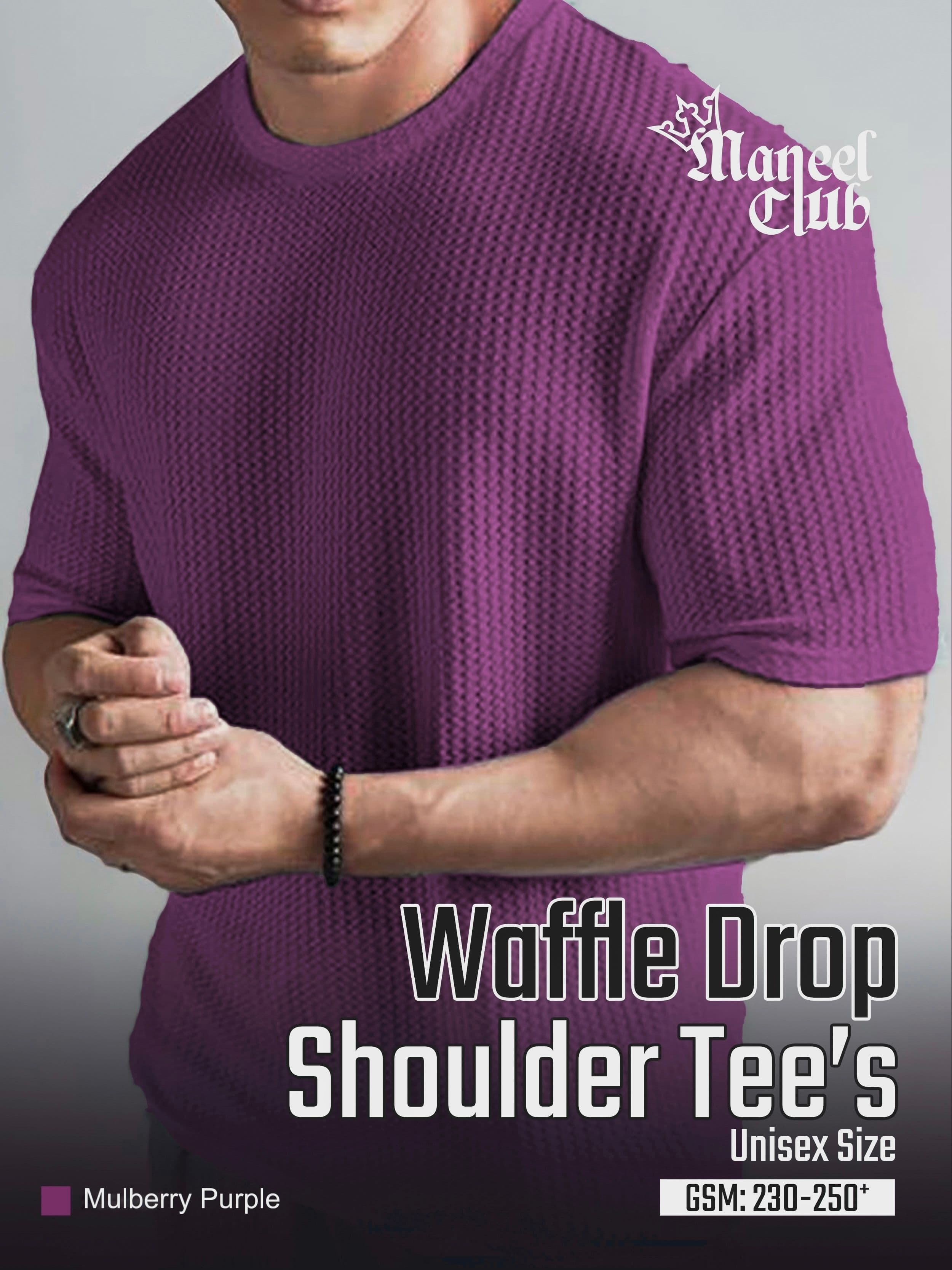 Waffle Drop Shoulder - Thumbnail 18
