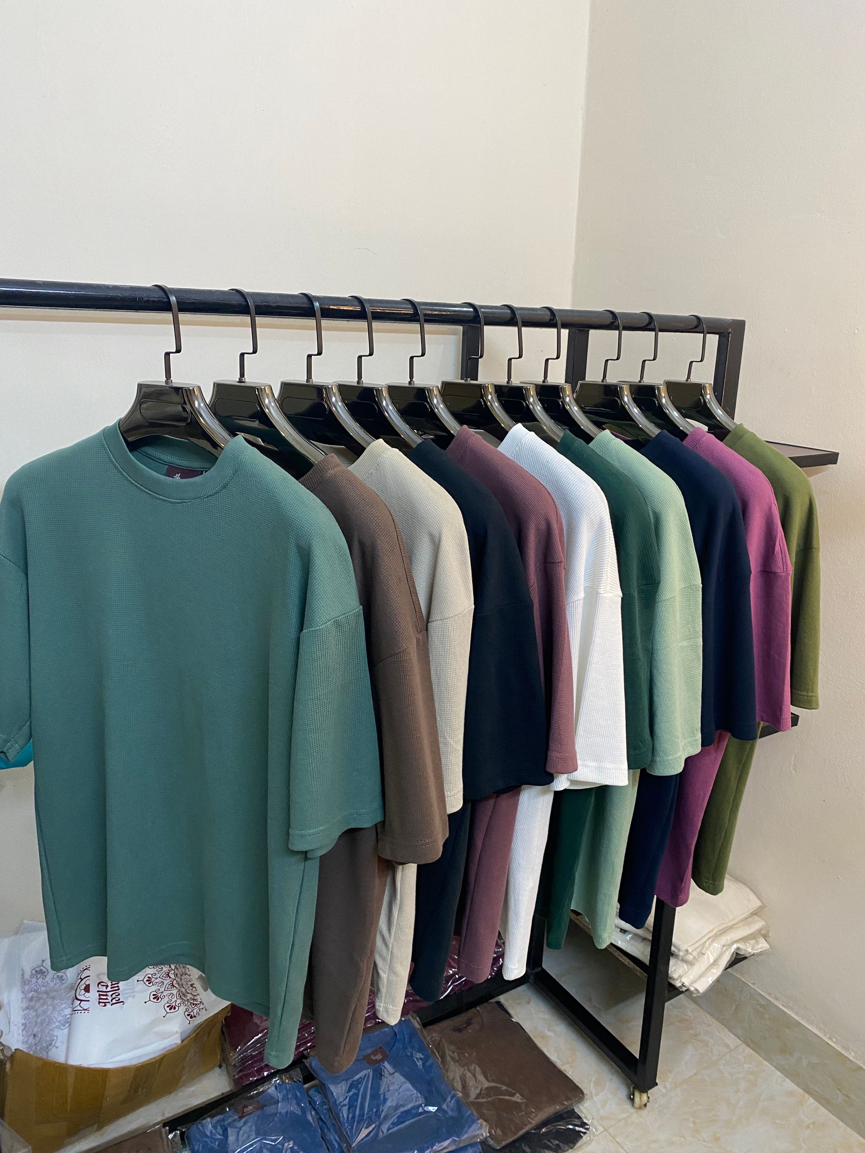 Waffle Drop Shoulder - Thumbnail 3