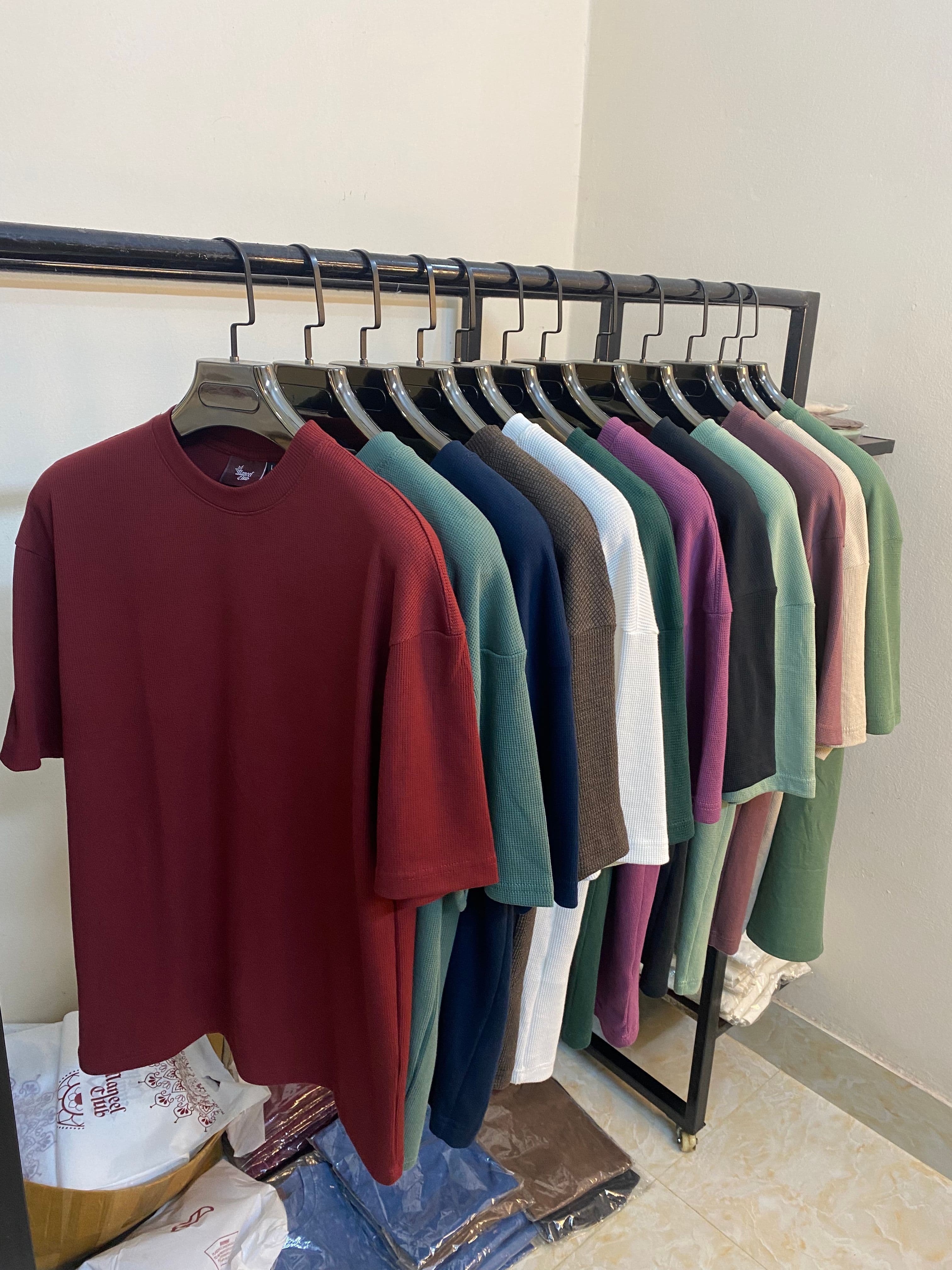 Waffle Drop Shoulder - Thumbnail 7