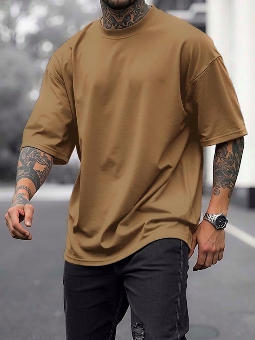 Heavyweight Essential Drop Tee - Thumbnail 15