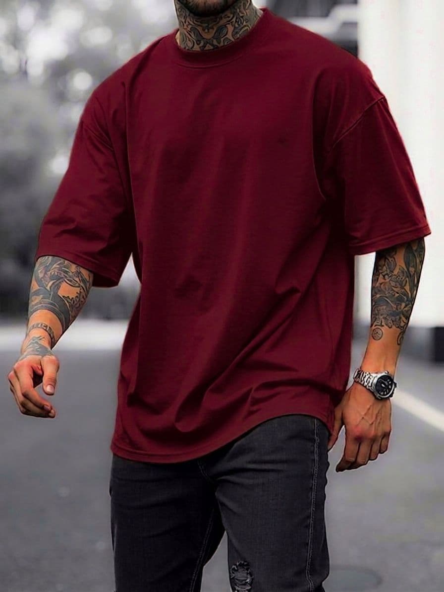 Heavyweight Essential Drop Tee - Thumbnail 14