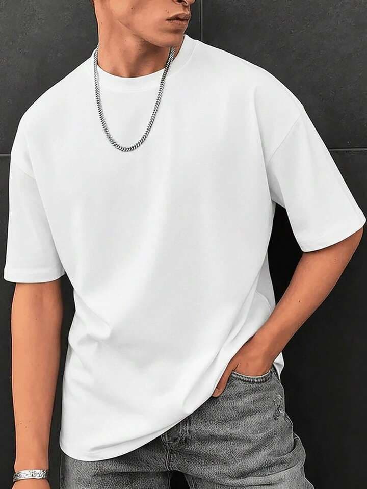 Heavyweight Essential Drop Tee - Thumbnail 11