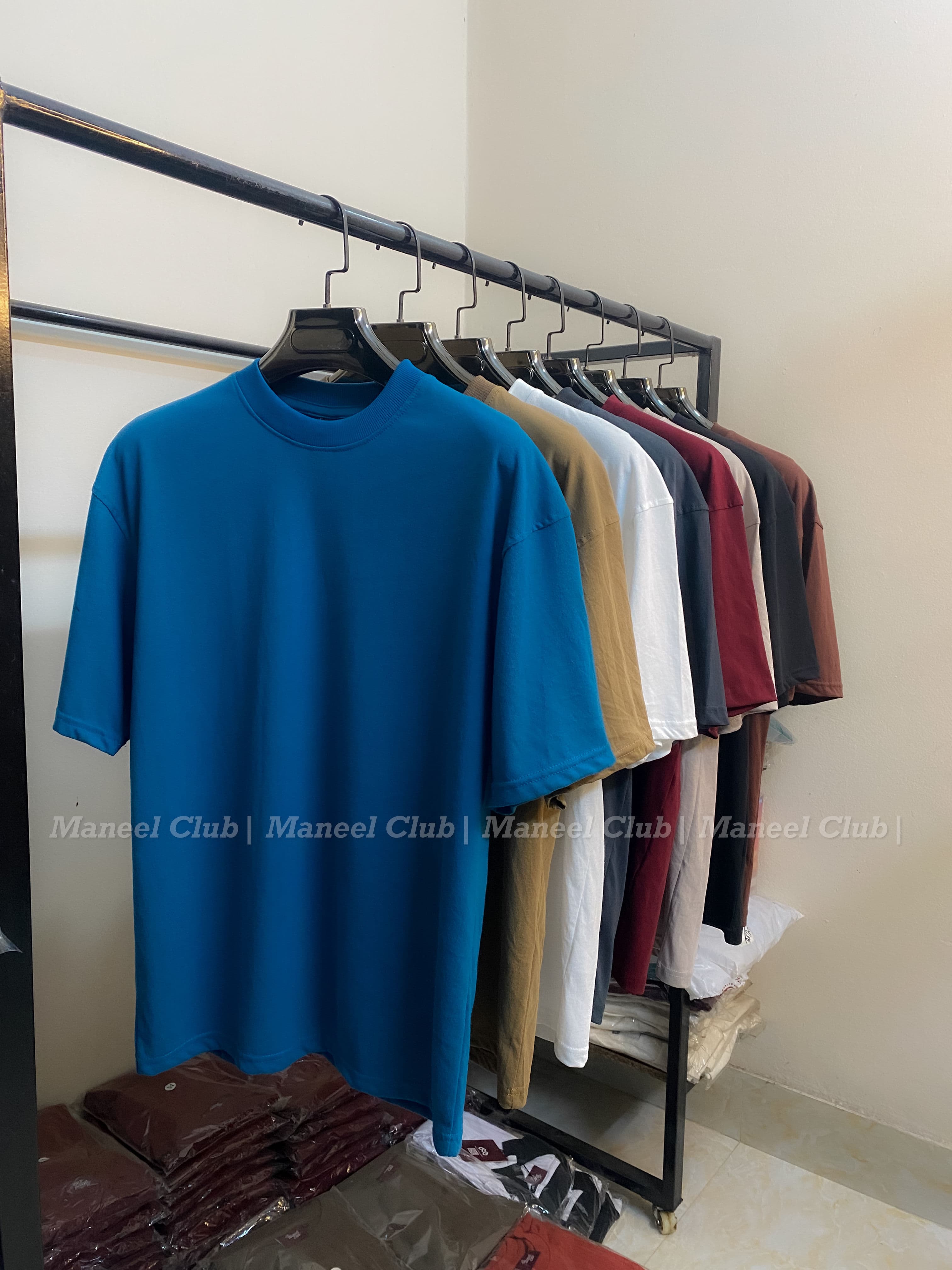 Heavyweight Essential Drop Tee - Thumbnail 4