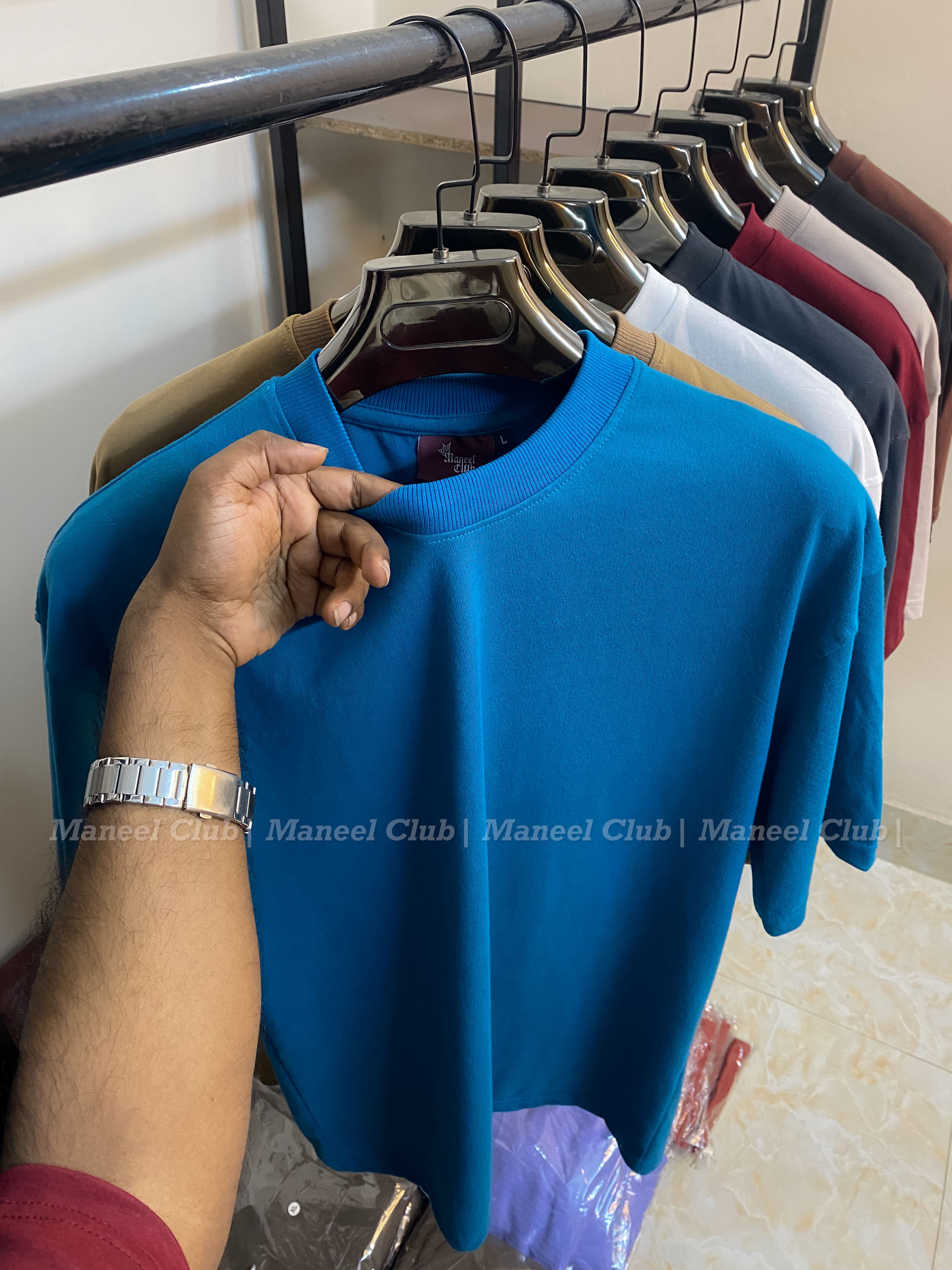 Heavyweight Essential Drop Tee - Thumbnail 8