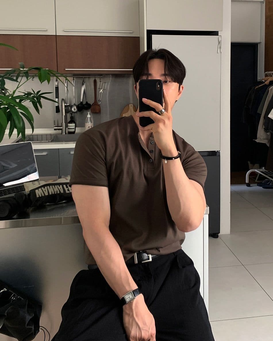 Henley T Shirt (Premium) - Thumbnail 3
