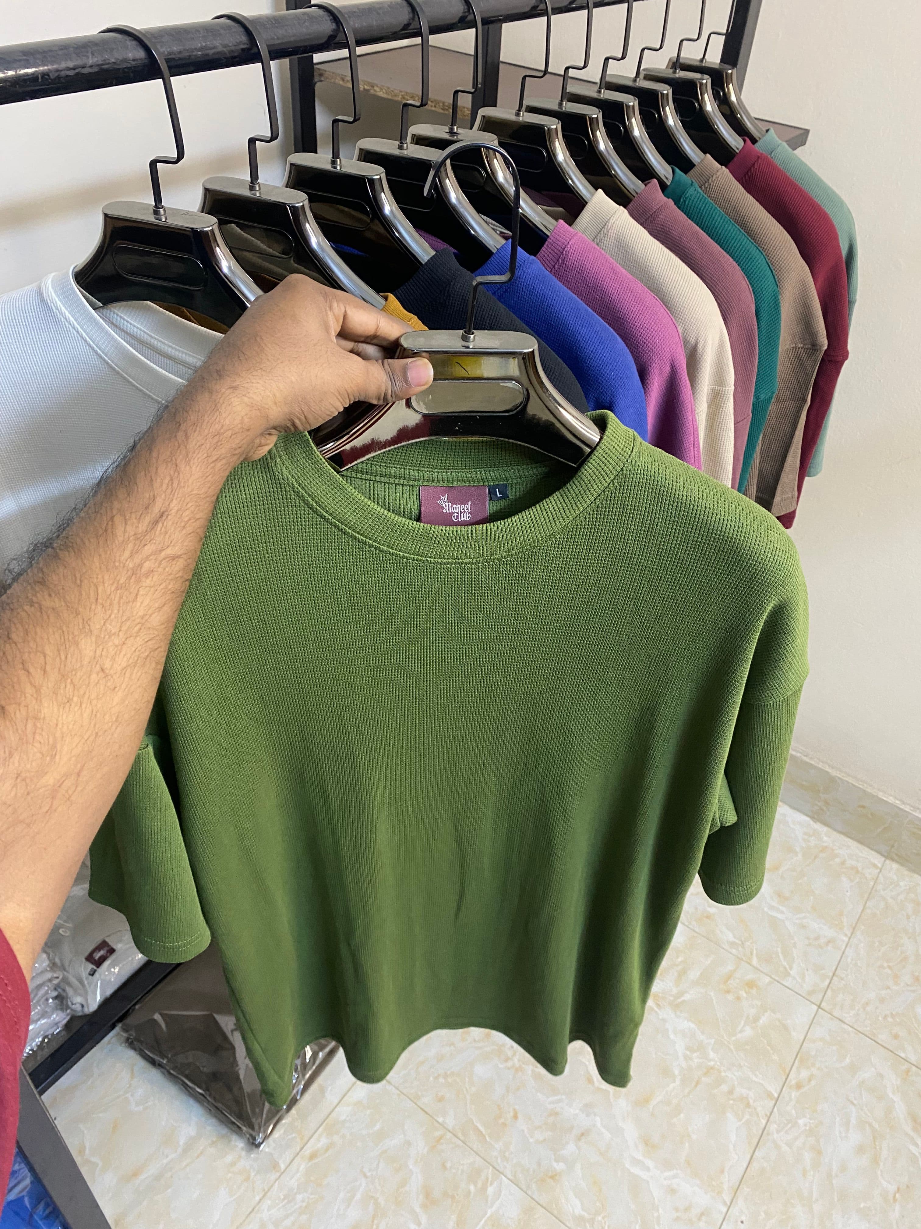 Waffle Drop Shoulder